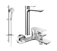 Mexen Alfa DQ40 conjunto de bañera, cromo - 745713DQ40-00 5271 5907709183124