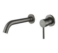 Mexen Alma grifo de lavabo empotrado, grafito - 75015-66 1427 5907709111516