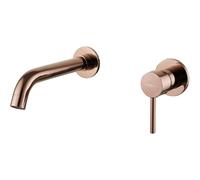 Mexen Alma grifo empotrado para lavabo, oro rosa - 75015-60 1426 5907709111509