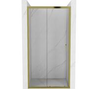 Mexen Apia puerta de ducha corredera 135 cm, transparente, dorada - 845-135-000-50-00 14607 5907709147706