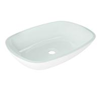 Mexen Araks lavabo sobre encimera de vidrio 54 x 39 cm, blanco - 24155430 16256 5907709159327