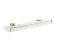 Mexen Arno estante colgante de vidrio, oro cepillado - 7020737-55 89592 5905315738912