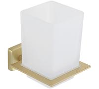 Mexen Arno soporte para cepillos de dientes, dorado cepillado - 7020738-55 89600 5905315738929