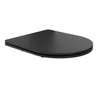 Mexen asiento de inodoro con caída lenta slim, duroplast, negro mate - 39224085 53148 5905315342041