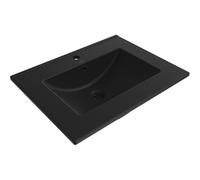 Mexen Atena lavabo encastrado en encimera 61 x 46 cm, negro mate - 25016070 21934 5907709156418