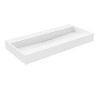 Mexen Ava lavabo sobre encimera de conglomerado B/O 100 x 46 cm, blanco - 23011000 16424 5907709158689