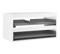 Mexen Box-A carcasa de mueble bajo lavabo de 90 cm, 2 cajones, blanco mate - 91AX0-0900-470-2-01 56543 5905315940865
