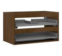 Mexen Box-A cuerpo del gabinete debajo del lavabo 80 cm, 2 cajones, nogal - 91AX0-0800-470-2-86 56641 5905315466846