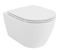 Mexen Carmen inodoro Rimless con asiento de caída lenta slim, duraplast, blanco brillante - 30880300 4419 5907709113541