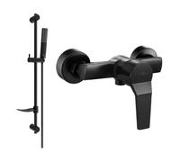Mexen Caro DF72 grifo de ducha con kit de ducha, negro - 74664DF72-70 5409 5907709188457
