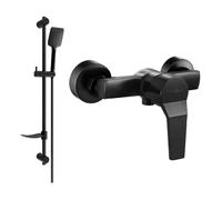 Mexen Caro Grifo de ducha DF62 con set de ducha, negro - 74664DF62-70 5407 5907709188433