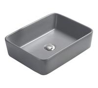 Mexen Catia lavabo sobre encimera 48 x 37 cm, gris claro mate - 21314861 1233 5903163389744
