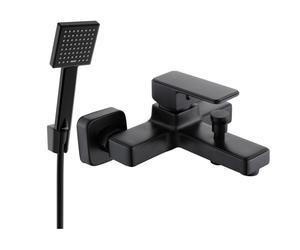 Mexen Cetus R45 grifo de bañera con conjunto de ducha, negro - 74433R45-70 5443 5907709188372
