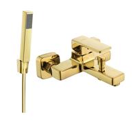 Mexen Cetus R77 grifo de bañera con juego de ducha, oro - 74433R77-50 5439 5907709188334