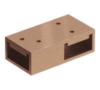 Mexen conector en T para soportes de pared, cobre cepillado - 800-09-65 53182 5905315077271