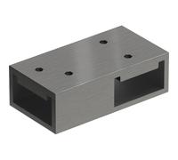 Mexen conector T para soportes de pared, gris pistola cepillado - 800-09-66 53183 5907709116283