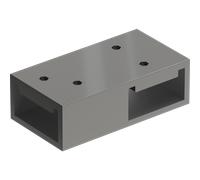 Mexen conector T para soportes de pared, gun metal - 800-09-95 53184 5905315078568