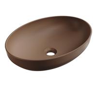 Mexen Cornelia lavabo sobre encimera 50 x 37 cm, marrón mate - 21885068 15895 5907709157507