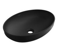 Mexen Cornelia lavabo sobre encimera 50 x 37 cm, negro mate - 21885085 15897 5907709157538