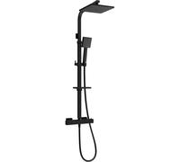 Mexen CQ45 conjunto de ducha empotrado con rociador y mezclador termostático, negro - 772504595-70 2056 5907709142053