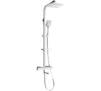 Mexen CQ62 conjunto de bañera-ducha con alcachofa y grifo termostático, cromo - 779106295-00 2181 5907709142763
