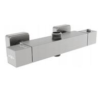 Mexen Cube grifo de ducha termostático, gris pistola cepillado - 77250-66 332 5907709118881