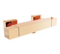 Mexen Cube grifo de ducha termostático, oro rosa - 77200-60 316 5907709118836