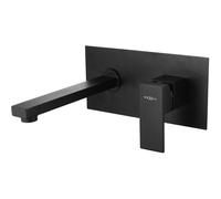 Mexen Cube grifo de lavabo empotrado, negro - 73115-70 1319 5903163389461