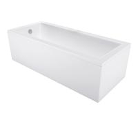 Mexen Cubik bañera rectangular 130 x 70 cm con revestimiento, blanca - 55031307000X 28698 5905315236159