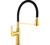 Mexen Edna grifo de cocina, dorado/negro - 672900-57 4223 5907709174382