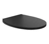 Mexen Egg asiento de inodoro de cierre suave slim, duroplast, negro mate - 39243085 53191 5905315382658