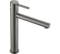 Mexen Elba grifo alto para lavabo, gris cañón cepillado - 74110-66 1407 5907709112124