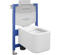 Mexen Elis conjunto empotrado WC bastidor Fenix XS-U con taza WC, blanco brillo - 6853391XX00 13014 5907709163577