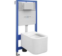 Mexen Elis set empotrado WC estructura Fenix Slim con taza WC, blanco brillo - 6103391XX00 12949 5907709163348