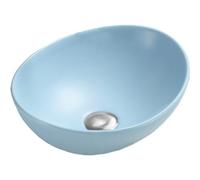 Mexen Elza lavabo sobre encimera 40 x 33 cm, azul mate - 21014049 1136 5903163389706