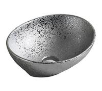 Mexen Elza lavabo sobre encimera 40 x 33 cm, plateado - 21014052 1146 5903163381496