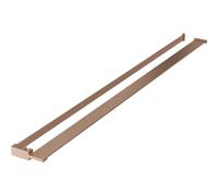 Mexen estante para mampara de ducha con barra para toallas, cobre cepillado - 800-02-65 50004 5905315077165