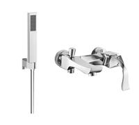 Mexen Estrella R02 batería de baño con juego de ducha, cromo - 7233R02-00 3375 5907709198982