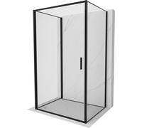 Mexen Exo-3S cabina de ducha con marco de 3 lados abatible 90 x 100 cm, transparente, negra - 817-090-100-70-00-3S 97176 5905315141538