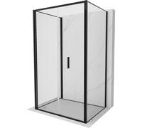 Mexen Exo-F 3S cabina de ducha de 3 paneles plegable 120 x 100 cm, transparente, negra - 816-120-100-70-00-3S 96918 5907931004907
