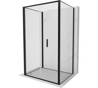 Mexen Exo-F 3S cabina de ducha plegable de 3 lados 70 x 80 cm, transparente, negra - 816-070-080-70-00-3S 96860 5905315139740
