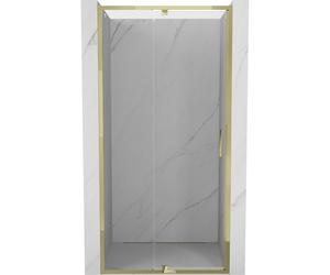 Mexen Exo puerta de ducha abatible 90 cm, transparente, dorada - 819-090-000-50-00 59109 5905315970879