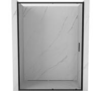 Mexen Exo puertas de ducha correderas 150 cm, transparentes, negras - 8151-150-000-70-00 53609 5905315938800