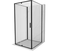 Mexen Exo-R 3S cabina de ducha abatible de 3 lados 120 x 120 cm, transparente, negra - 819-120-120-70-00-3S 97611 5907931007489