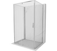 Mexen Exo-R 3S cabina de ducha abisagrada de 3 paredes 115 x 95 cm, transparente, cromo - 819-115-095-01-00-3S 97173 5905315142368