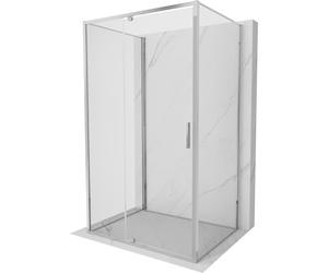 Mexen Exo-R 3S cabina de ducha de 3 lados abatible 100 x 95 cm, transparente, cromo - 819-100-095-01-00-3S 97166 5905315142337