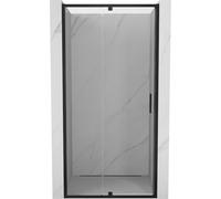 Mexen Exo-R puerta de ducha abatible 90 cm, transparente, negra - 819-090-000-70-00 54907 5905315939760