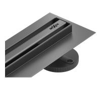 Mexen Flat 360° Slim drenaje lineal giratorio 90 cm, gris arma cepillado - 1E41090 83584 5905315990129