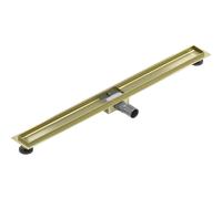 Mexen Flat cuerpo para drenaje lineal de 100 cm, dorado cepillado - 1A15100 83173 5905315987617