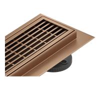 Mexen Flat Drenaje lineal M33 90 cm, cobre cepillado - 1C33090-15 84133 5905315729712